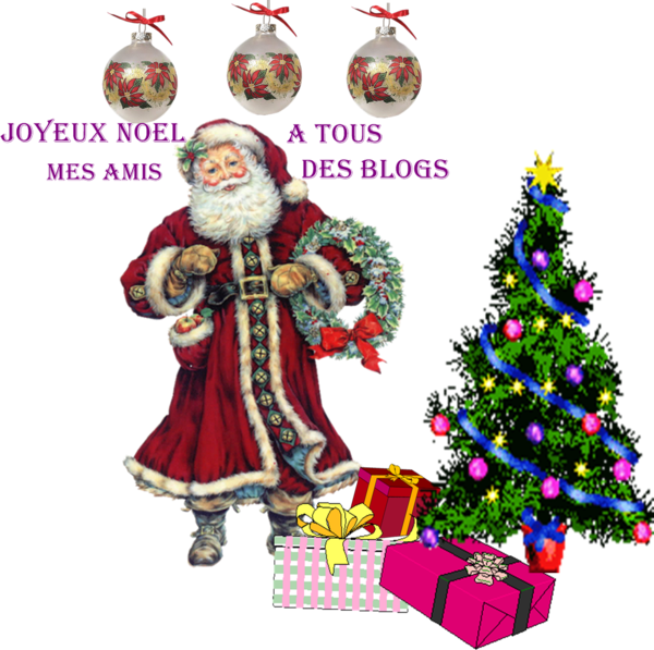 CADEAU POUR MES AMIS DES BLOGS - JOYEUX NOEL -